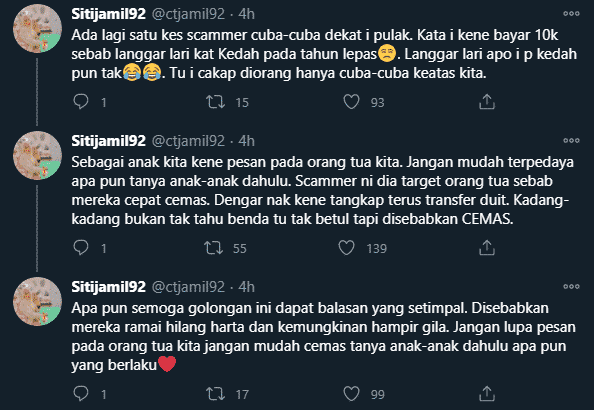 Dituduh Hutang RM15K Pada Bank, Warga Emas Gabra Teruk Jadi Sasaran Macau Scam