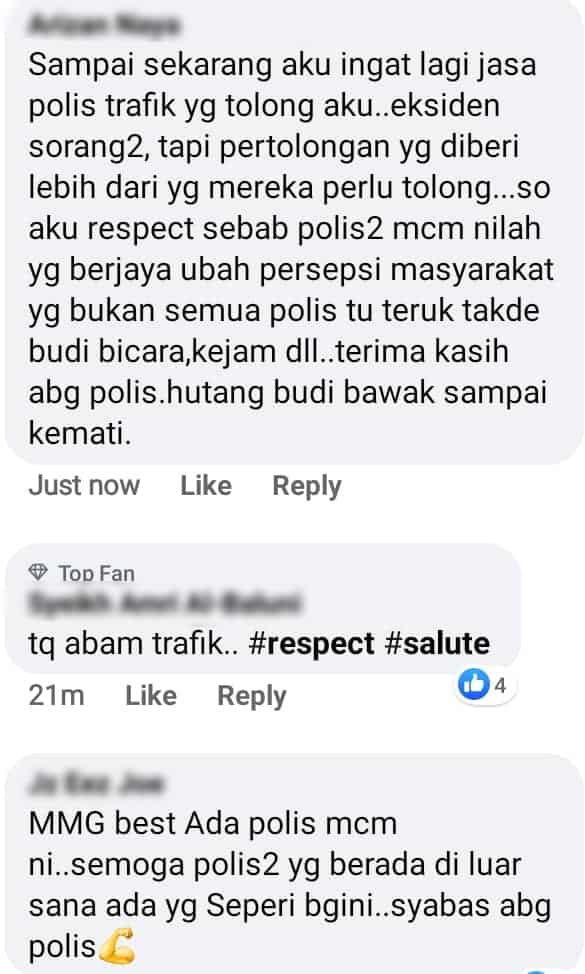 Jalan Terhalang Sebab Lori Terbalik, Polis Baik Hati Bonceng Student Jawab Exam