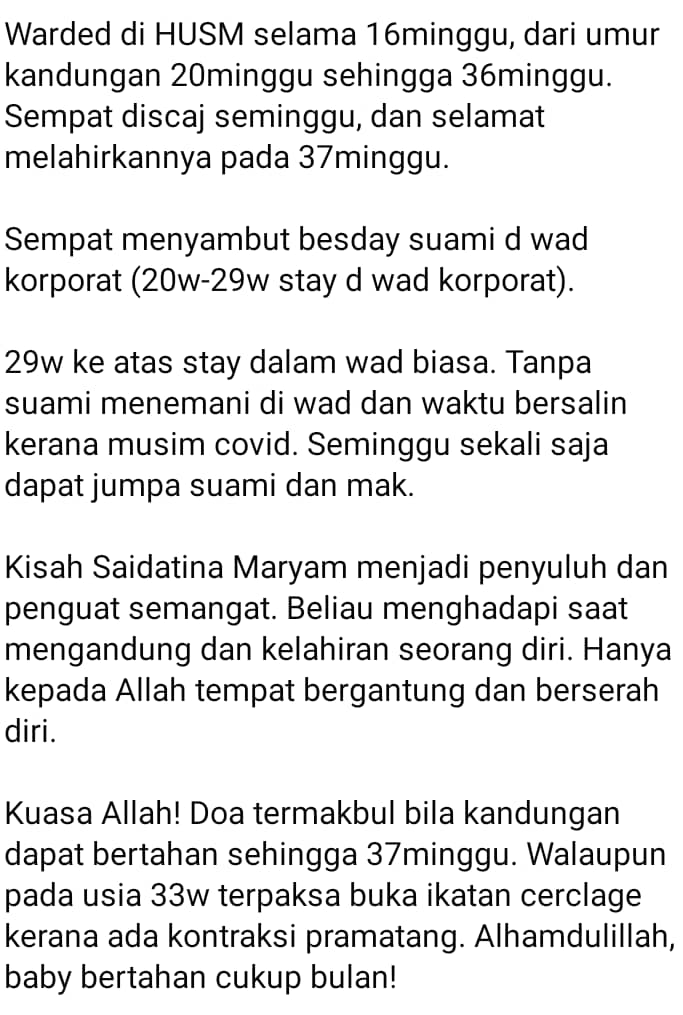 Rezeki Tuhan, Wanita Bersyukur Anak Sulung Akhirnya Lahir Lepas Hamil 5 Kali