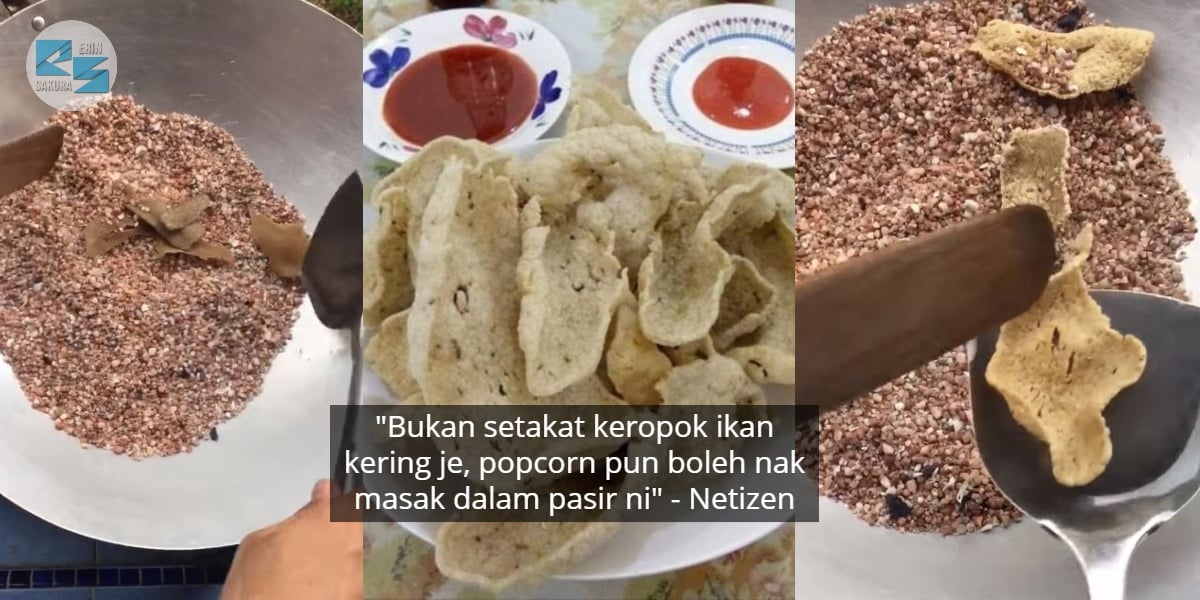 Juadah Unik Orang Ganu? Suami Gigih Masak Isteri Mengidam Keropok Goreng Pasir