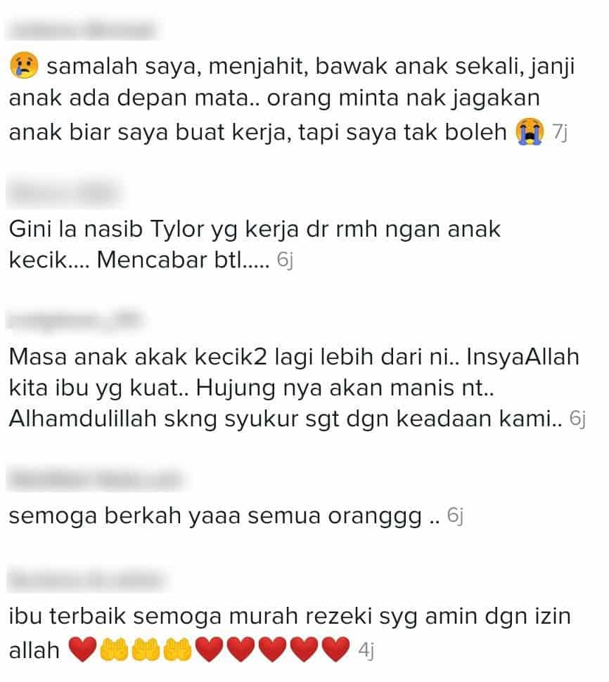 [VIDEO] Ibu Sibuk Urus Tempahan Baju, Tapi Anak Cuit Tumpuan Sentiasa Behave