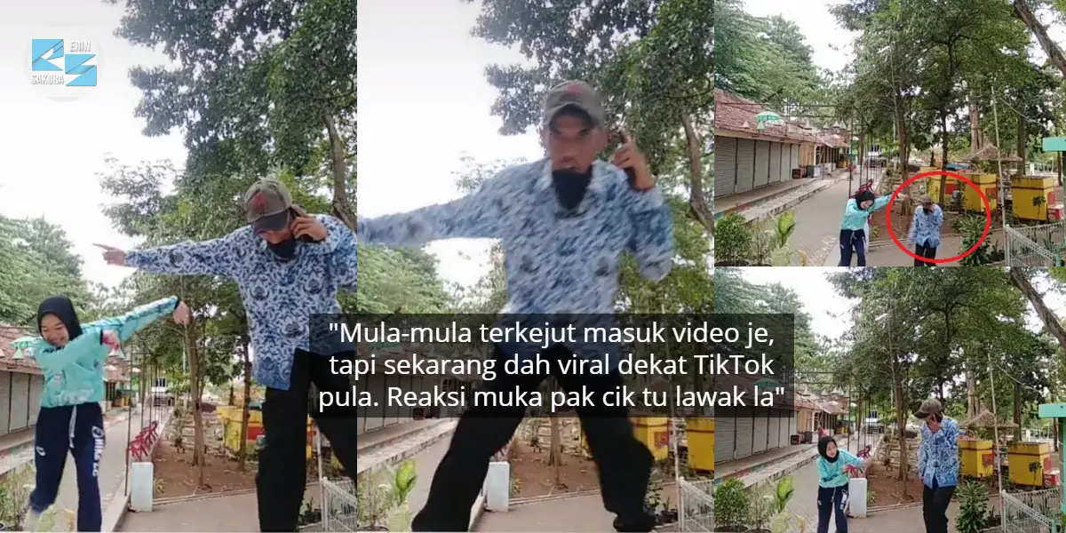 [VIDEO] Malu Lepas BerTikTok Tengah Jalan, Tak Sangka Pak Cik Ini Ikut Menari