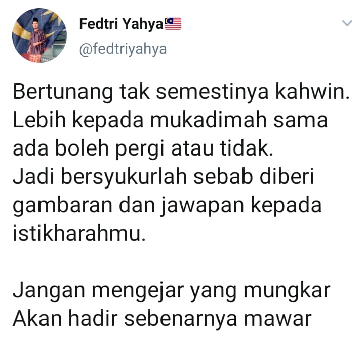 “Tunang Tak Semestinya Kahwin..”-Fedtri Yahya Ulas Kisah Selingkuh Jual Cincin