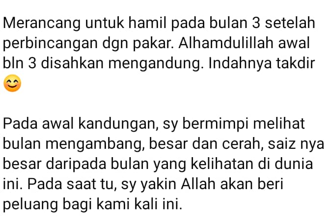 Rezeki Tuhan, Wanita Bersyukur Anak Sulung Akhirnya Lahir Lepas Hamil 5 Kali
