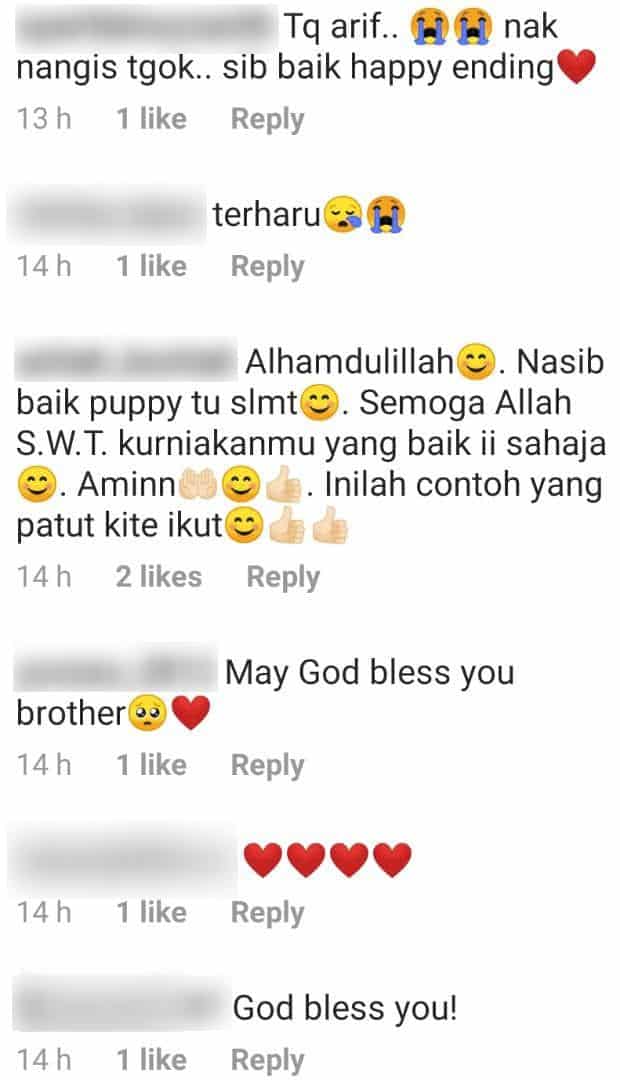 Sanggup Masuk Parit Nak Selamatkan Anak Anjing, Pemuda Ini Raih Pujian Netizen