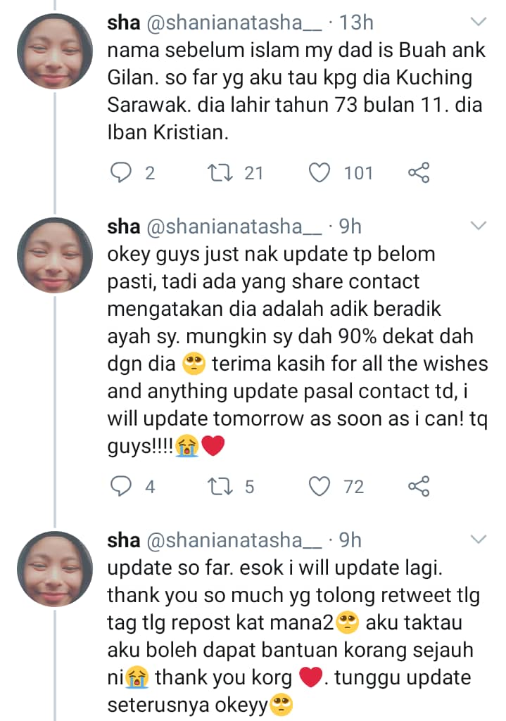 Terpisah Lepas 12 Tahun, Gadis Nekad Guna Kuasa Twitter Cari Ayah Akhirnya..