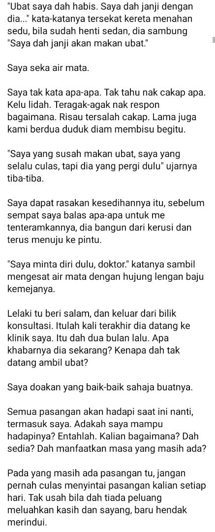Dulu Selalu Culas, Pak Cik Tua Sayu Janji Rajin Makan Ubat Lepas Isteri ‘Pergi’