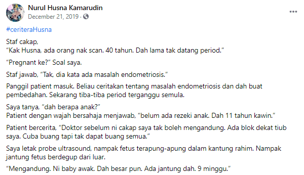 Berkat Sabar 11 Tahun Kahwin, Suami Sebak Lepas Tahu Isteri Sah Hamil 9 Minggu