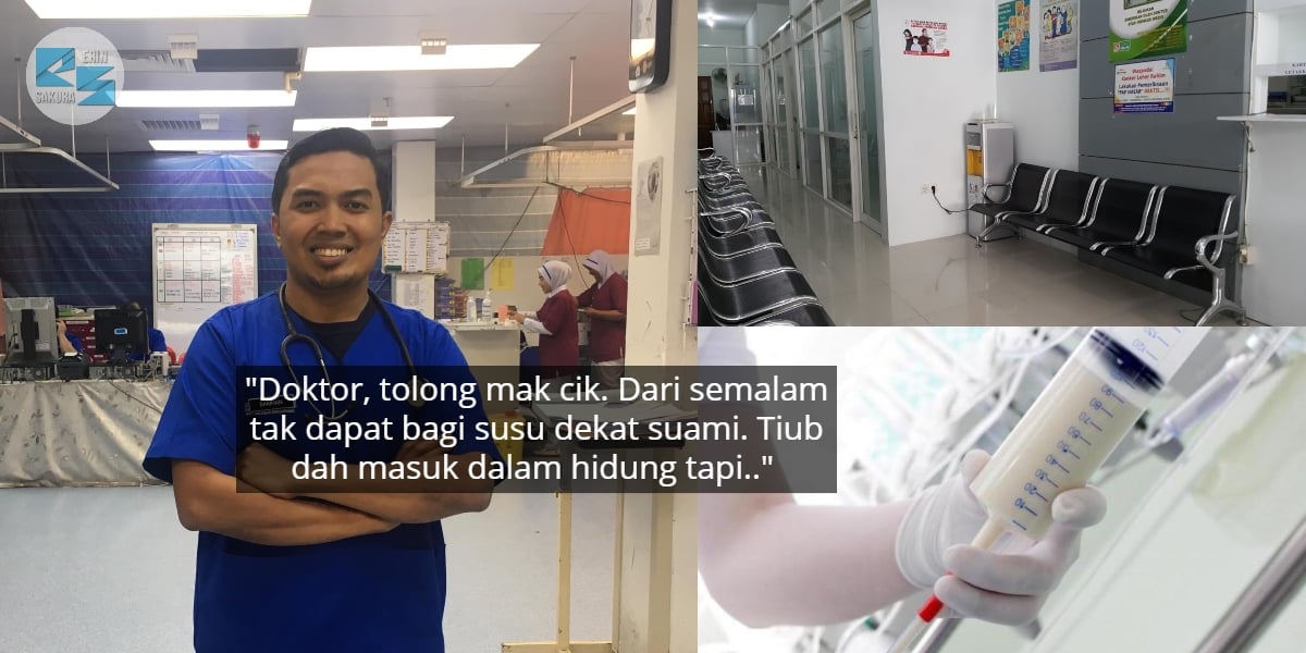 Sebak Lihat Suami Strok Lapar, Isteri Merayu Doktor 