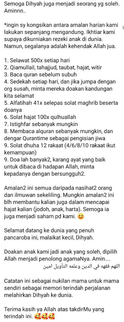 Rezeki Tuhan, Wanita Bersyukur Anak Sulung Akhirnya Lahir Lepas Hamil 5 Kali