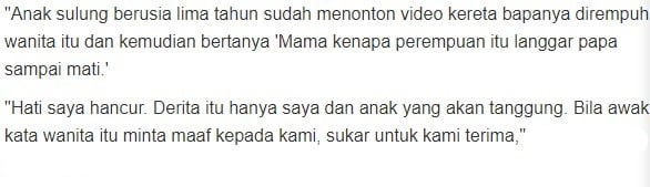 Tak Sanggup Hadap Soalan Anak, Balu Anggota TLDM Akui Sukar Maafkan Suspek..