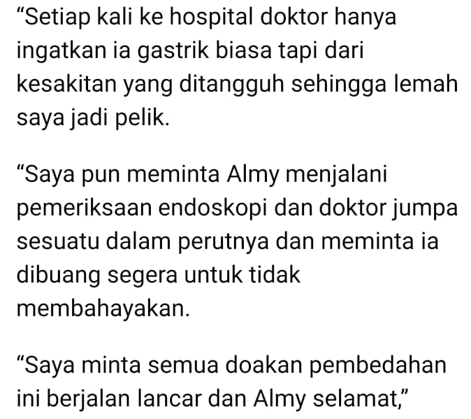 “Memang Dah Tak Boleh Tangguh”- Dato’ Fizz Fairuz Reda Isteri Buat Operation