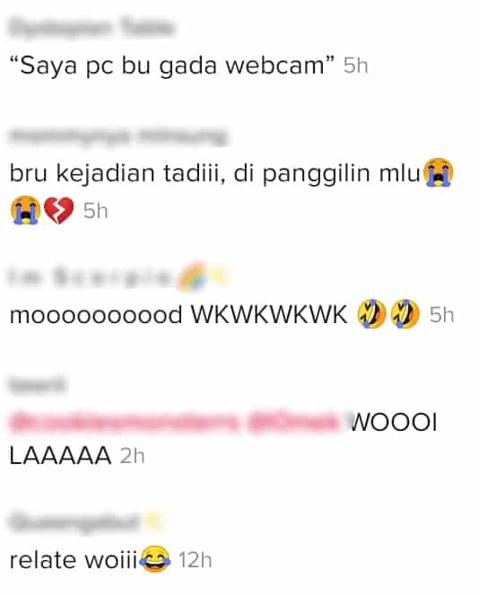 Muka Tengah ‘Tepek’ Masker, Pelajar Gelabah Cikgu Minta On Kamera Kelas Online
