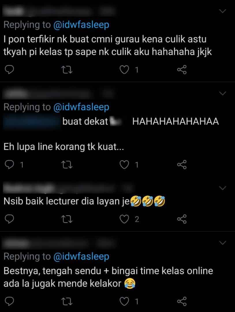 [VIDEO] Kepala Diserkup Plastik Masa Kelas Online, Berdekah Bila Lecturer Jerit