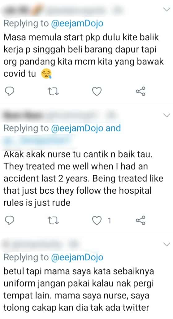 Kena Marah Dituduh Bawa Kuman, Nurse Terkilan Ramai Jauhkan Diri Sebab Uniform