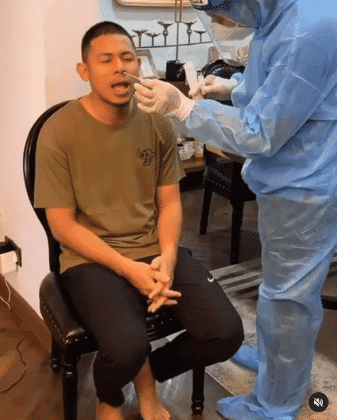 Ambil Inisiatif Kuarantin Diri, Ramai Seriau Tengok Nabil Ahmad Buat Swab Test
