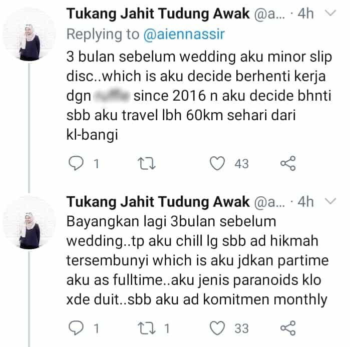 Dugaan Sebelum Nikah – Terpaksa Resign Sebab Slip Disc, Mak Pula Hidap Barah