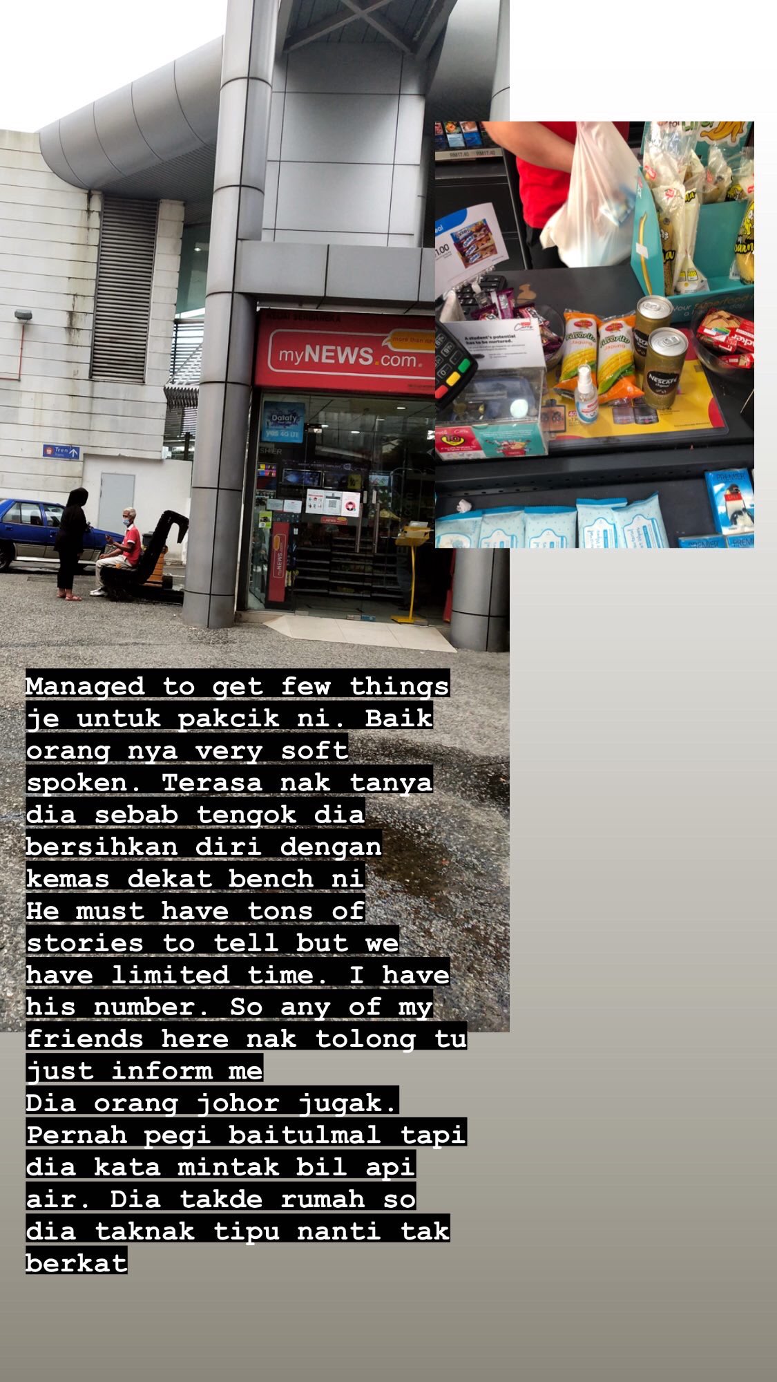 Pembersih & Hargai Pemberian Kecil, Peribadi Mulia Gelandangan Undang Sebak