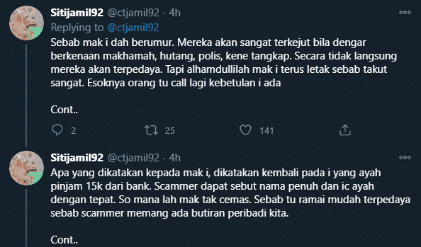 Dituduh Hutang RM15K Pada Bank, Warga Emas Gabra Teruk Jadi Sasaran Macau Scam