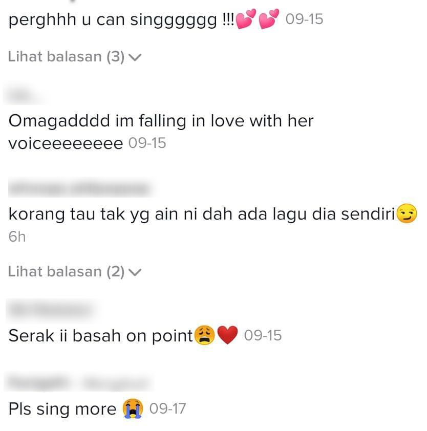 Ramai Tak Sangka Ain Edruce Boleh Nyanyi, Suara Serak Basah Persis Miley Cyrus
