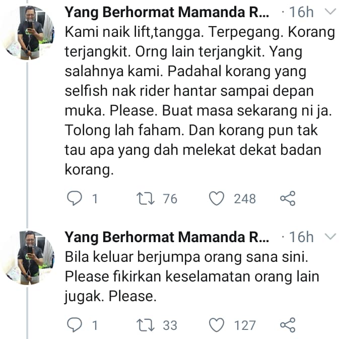 “Kami Pun Ada Family”-Rider Rayu Customer Rumah Bertingkat Usah Penting Diri