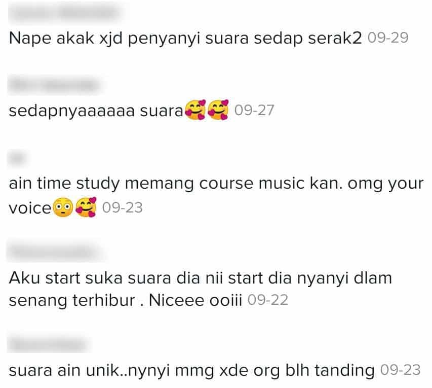 Ramai Tak Sangka Ain Edruce Boleh Nyanyi, Suara Serak Basah Persis Miley Cyrus