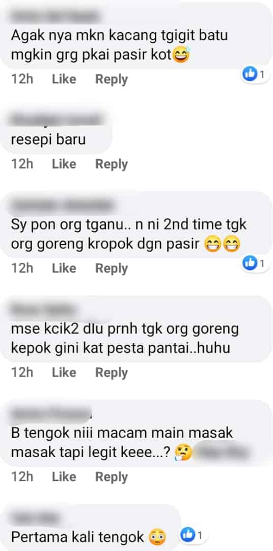 Juadah Unik Orang Ganu? Suami Gigih Masak Isteri Mengidam Keropok Goreng Pasir