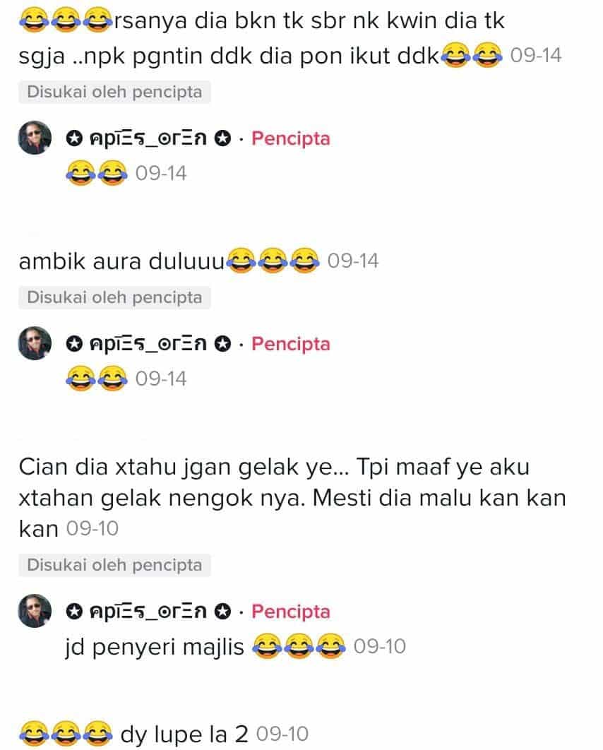 Terduduk Sekali Dengan Mempelai, Pengapit Lelaki Laju Bangun Lepas Malu Sendiri