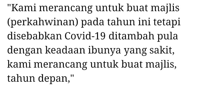 Gadis Ajal Disamun Dapat Titip Pesan Akhir Pada Teman Lelaki, Patut Kahwin 2021