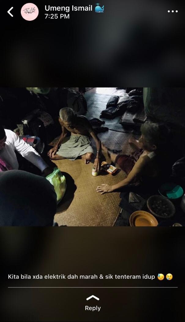 Hidup Dalam Keadaan Daif, Warga Emas Ini Jadikan Rumah Usang Tempat Berlindung