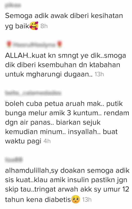 Hidap Kencing Manis Kronik, Adik 17 Tahun Terbaring Lemah Bila Bacaan Gula Naik