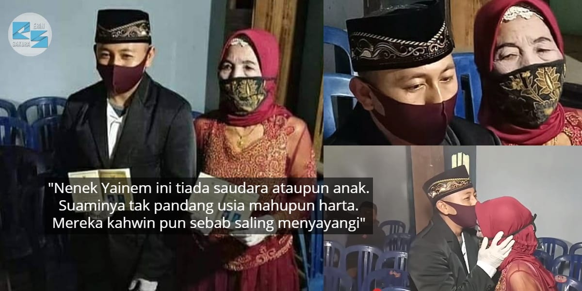 Pernah Reject 5 Lamaran Jejaka, Nenek 76 Tahun Akhirnya Dapat Jodoh Suami Muda