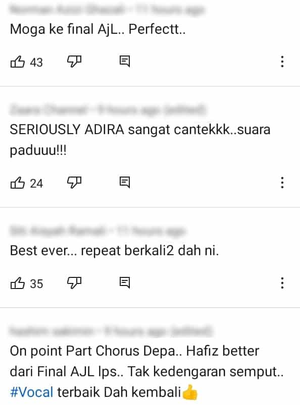 Vokal Paling Mantap, Peminat Harap Hafiz & Adira Dapat Masuk Final AJL Ke-35