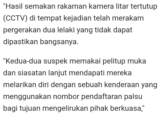 Rentap Rantai Emas Pelanggan Farmasi, Suspek Rupanya Banyak Rekod Jenayah