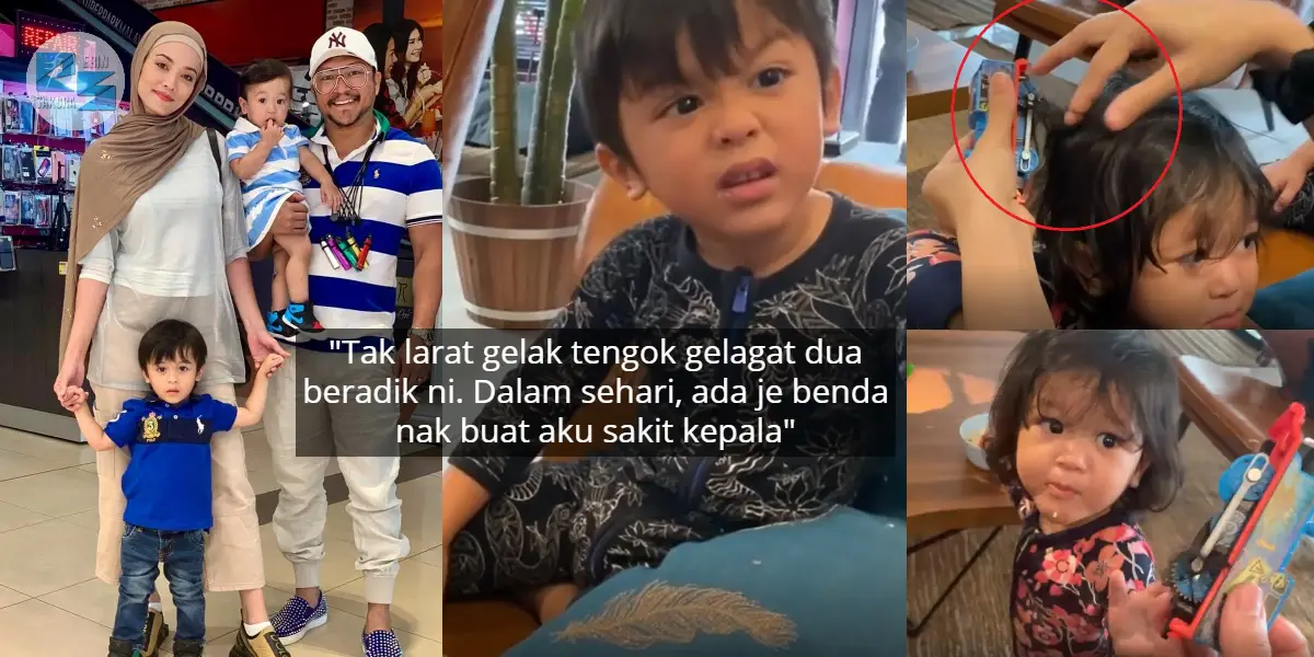 [VIDEO] Bapa Gigih Ajar Abang Mengaji, Adik Pula Ajuk Cara Sebutan Comel Habis