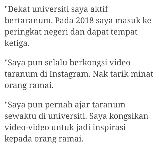 Viral Taranum Merdu Di Wedding Sendiri, Rupanya Pernah Masuk Peringkat Negeri