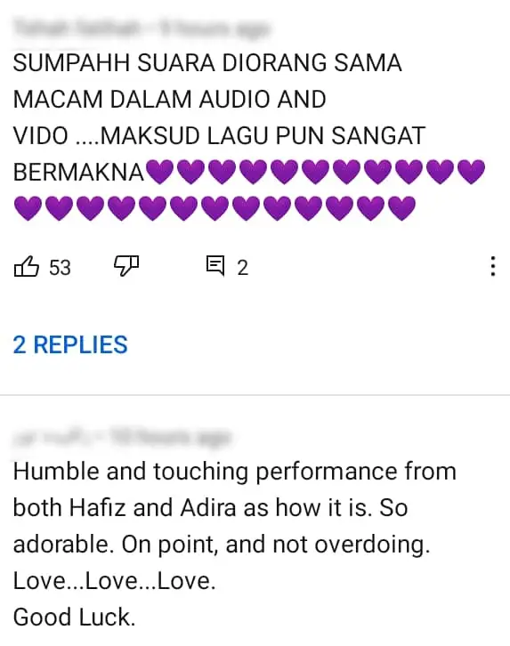 Vokal Paling Mantap, Peminat Harap Hafiz & Adira Dapat Masuk Final AJL Ke-35