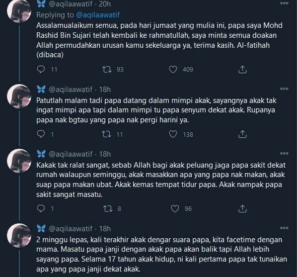 Ayah ‘Pergi’ Akibat Covid-19, Anak Terkilan Tak Dapat Dakap Buat Kali Terakhir