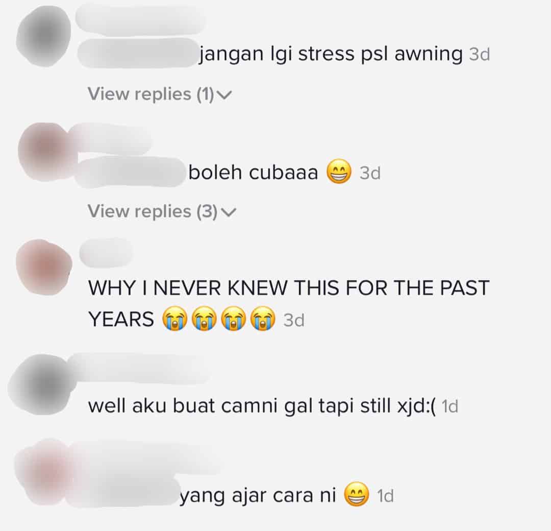 [VIDEO] Hampir Setengah Juta Views, Cara Gosok Awning Tudung Bawal On Point