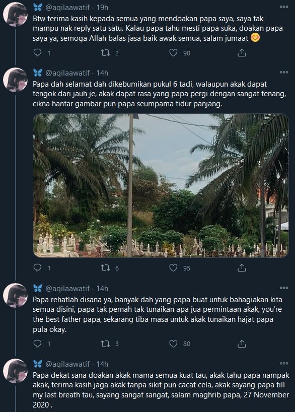 Ayah ‘Pergi’ Akibat Covid-19, Anak Terkilan Tak Dapat Dakap Buat Kali Terakhir
