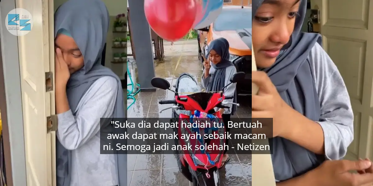 [VIDEO] Ibu Prank Marahkan Anak Sampai Menangis, Rupanya Nak Bagi Hadiah Motor