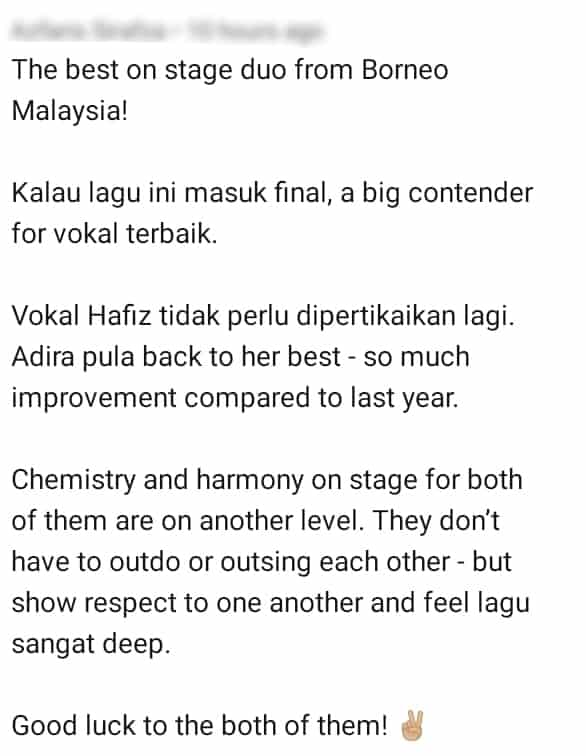 Vokal Paling Mantap, Peminat Harap Hafiz & Adira Dapat Masuk Final AJL Ke-35