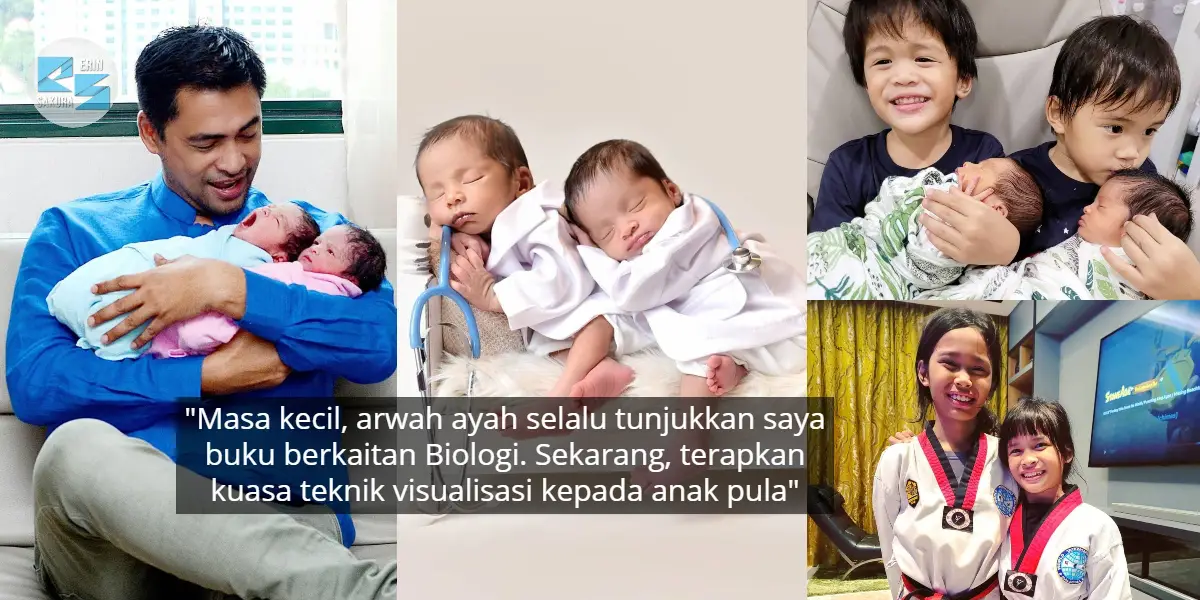Impikan Semua Anak Jadi Doktor, Photoshoot Twins Dr. Sheikh Muszaphar Win Habis