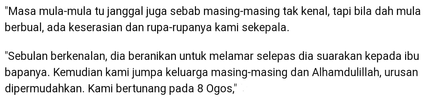 Disangka Pelanggan Mahu Tempah Kek, Tak Sangka Rupanya Jodoh Ajak Berkenalan
