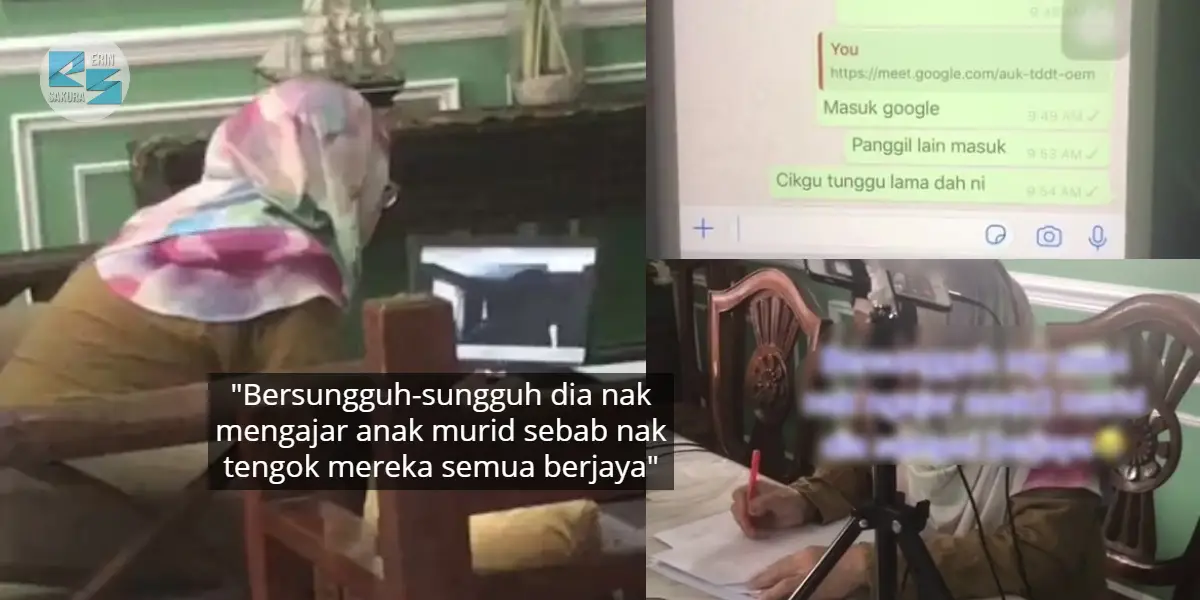 [VIDEO] Sejam Cikgu Beriya Tunggu Depan Laptop, Seorang Murid Pun Tak Muncul