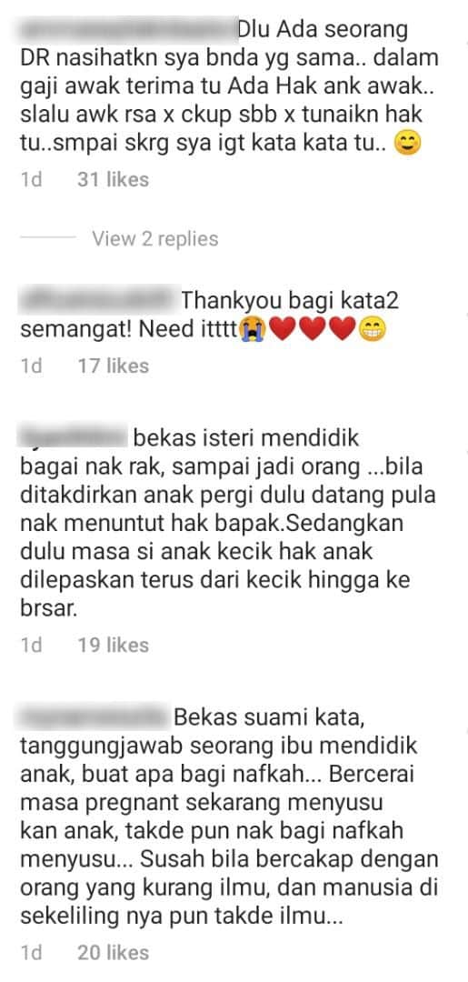 Mak Ayah Jangan Culas Soal Nafkah, Walaupun Berpisah Anak Tetap Amanah