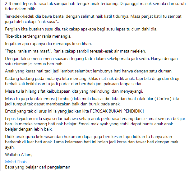 Padah Terlampau Tegas Dalam Mendidik, Lama-Lama Anak Tawar Hati Dengan Mak Ayah