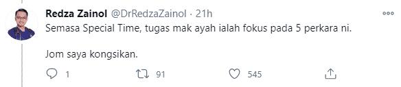 Jangan Bila Free Baru Nak Layan Anak, Mak Ayah Sendiri Kena Rajin ‘Cipta Masa’