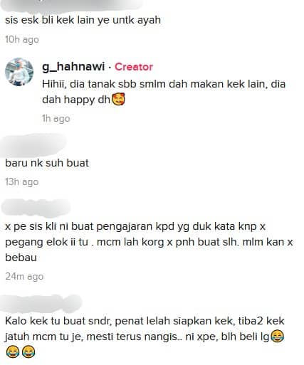 Excited Nak Suprise Ayah, Gadis Putih Mata Tengok Kek Dipegang ‘Terjun’ Pula