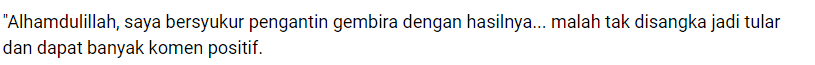 Pengantin Nikah Kat Kebun Getah Ala Musim Luruh, Rupanya Ini Kisah Sebenar
